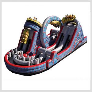 giant inflatable obstacle course rental wild one