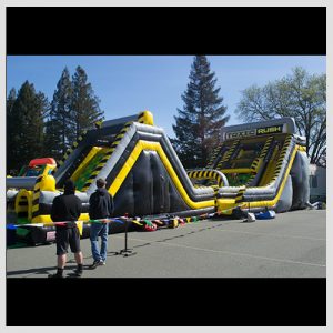 Giant Inflatable Obstacle Course Toxic Rush